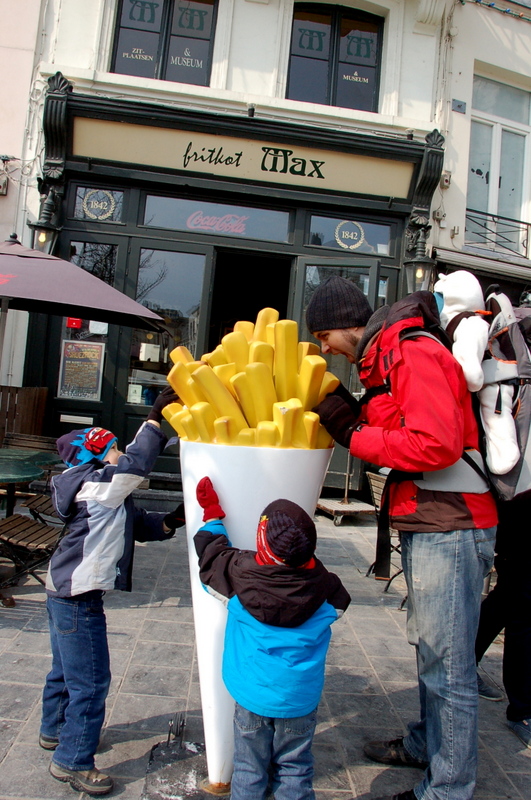 As you can see, fries are a BIG deal in Antwerpen.