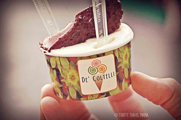 Delicious organic gelato.
